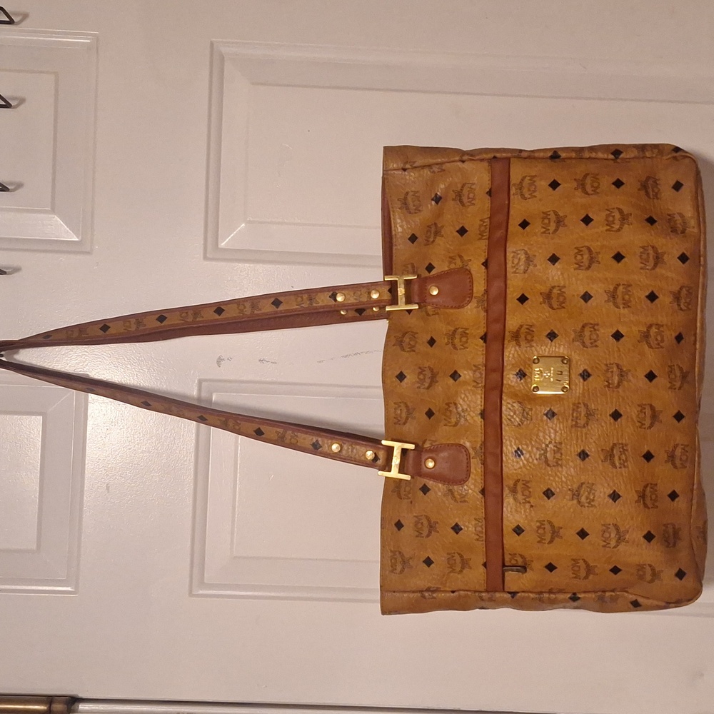 Vintage MCM Large Tote Bag Purse